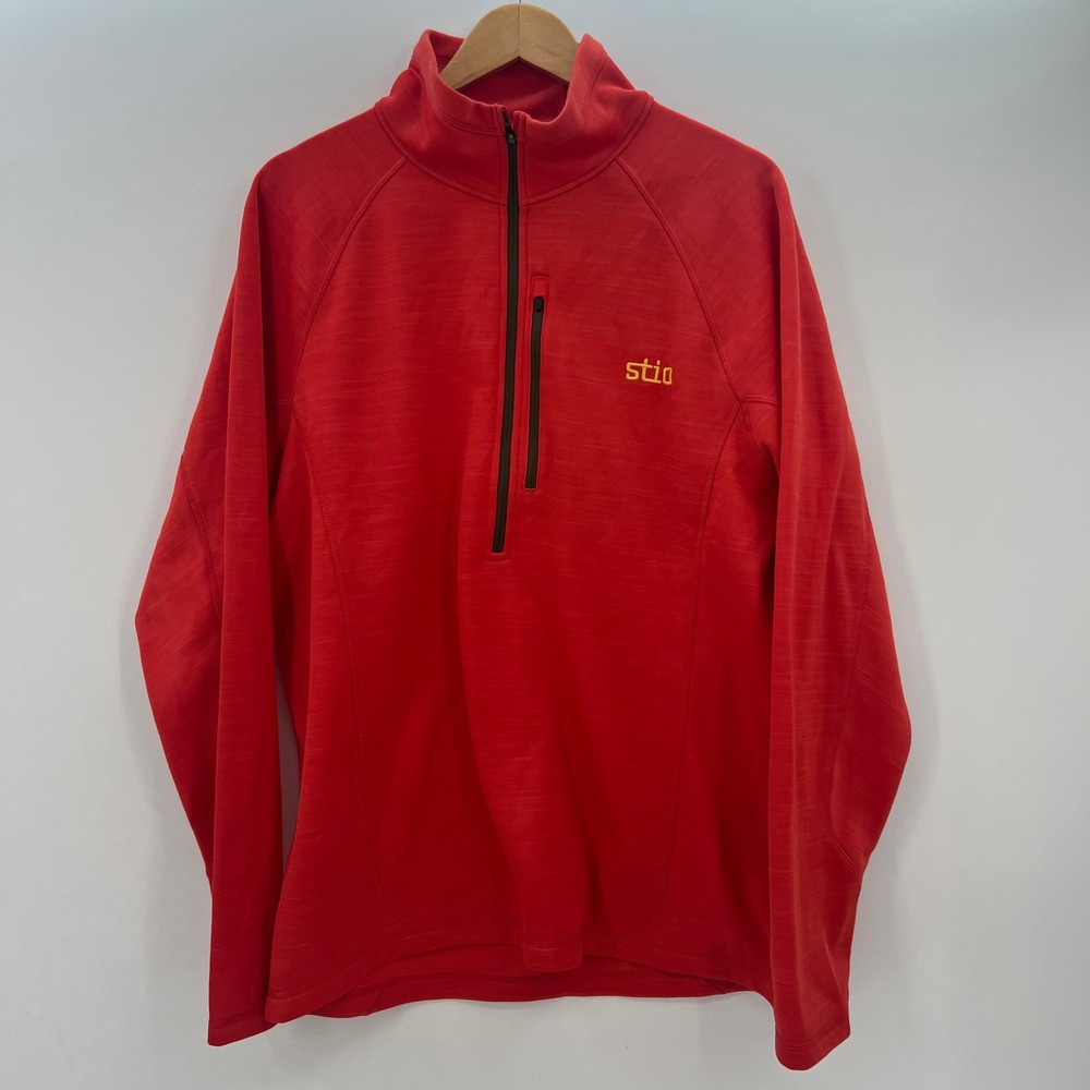 Stio Men's XL Gannett Peak Half Zip Jacket Fleece Pullover Performance Hiking - Picture 13 of 13